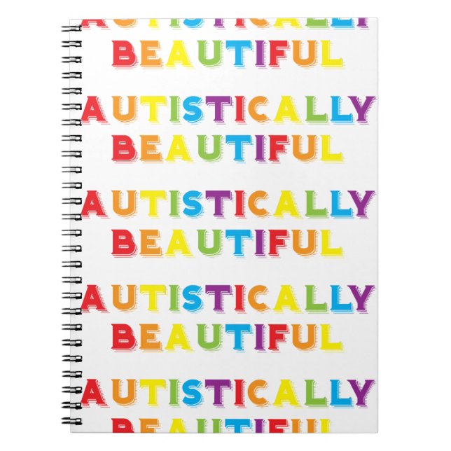 Cuaderno Hermoso autista (Frente)