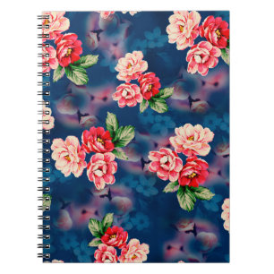 Cuaderno Hermoso bullicio de flores acuáticas sin igual con