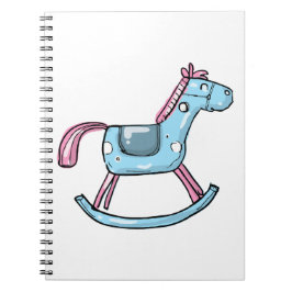 Cuaderno Hermoso caballo mecedor