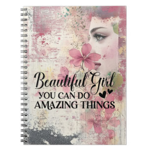 Cuaderno Hermoso Chica, Puedes Hacer Cosas Increíbles