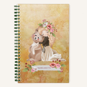 Cuaderno Hermoso Chica y Ilustracion con encanto