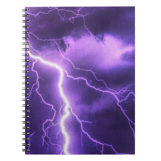 Cuaderno hermoso cielo, trueno (Frente)