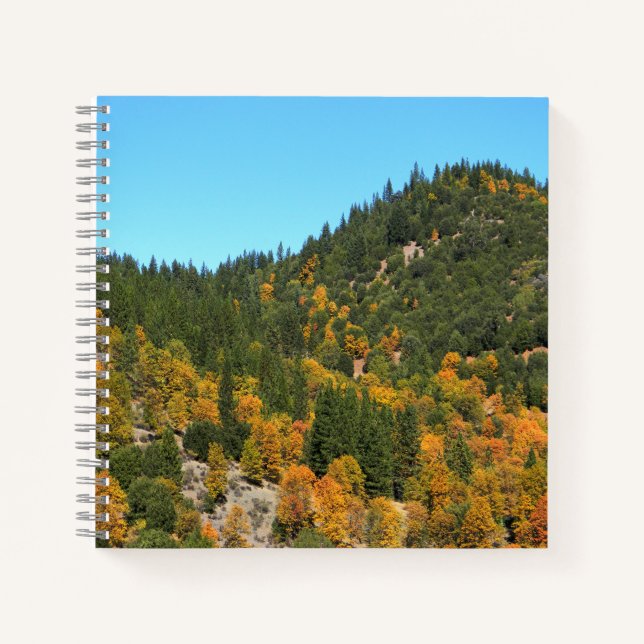 Cuaderno Hermoso día de caída en las montañas...... (Anverso)