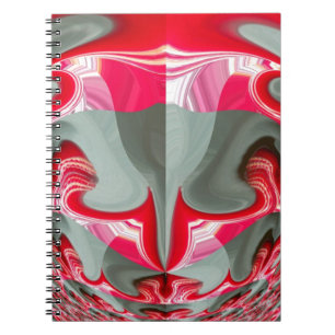 Cuaderno hermoso diseño de ART por motivos geométricos de c