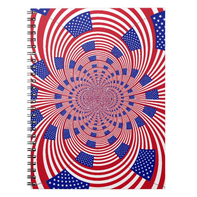 Cuaderno Hermoso e impresionante Kaleidoscopio de la Bander (Frente)