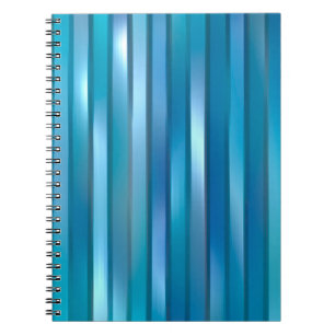 Cuaderno Hermoso fondo azul vertical abstracto con l