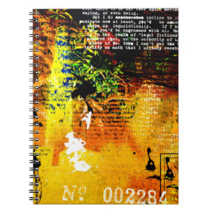 Cuaderno Hermoso fondo de diseño de grunge, añejo