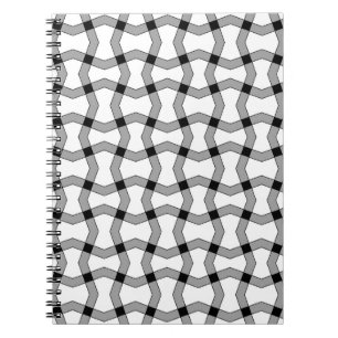 Cuaderno Hermoso fondo ornamental abstracto, negro, g
