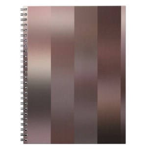 Cuaderno Hermoso fondo vertical pardo con