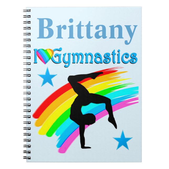 CUADERNO HERMOSO GIMNASIO AZUL PERSONALIZADO (Frente)