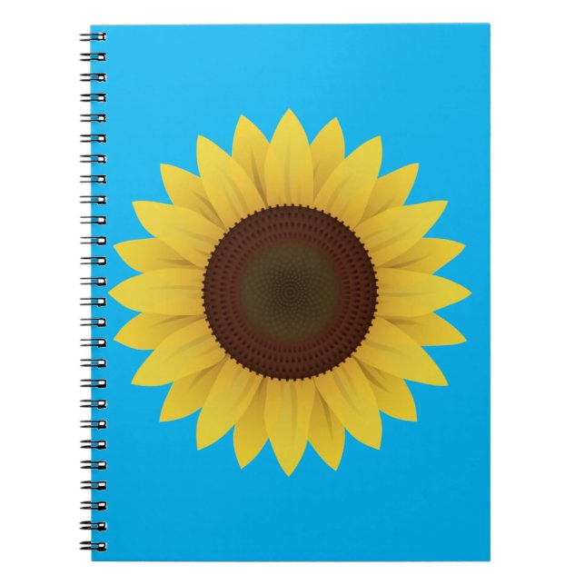 Cuaderno Hermoso girasol de verano (Frente)