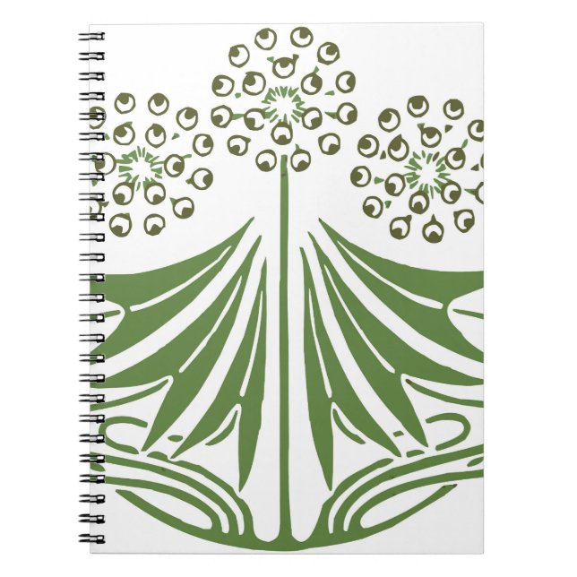 Cuaderno Hermoso ilustracion vintage. (Frente)