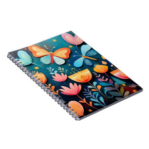 Cuaderno Hermoso Jardín de Mariposas