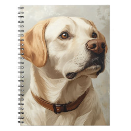 CUADERNO HERMOSO LABRADOR AMARILLO RETRIEVER PERRO