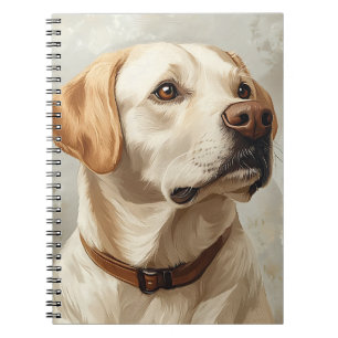 CUADERNO HERMOSO LABRADOR AMARILLO RETRIEVER PERRO