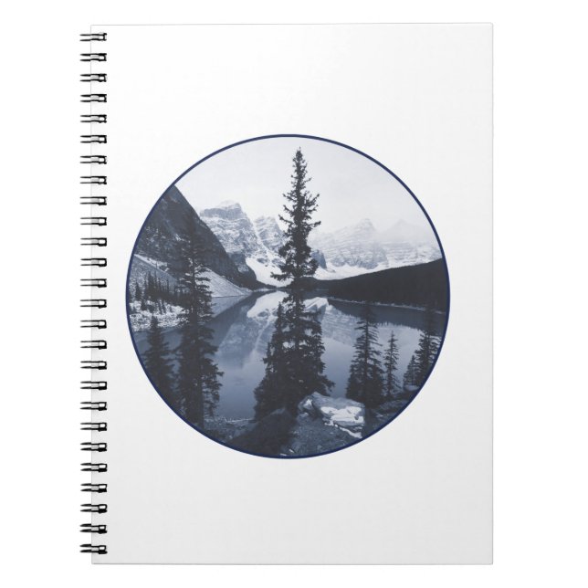 Cuaderno Hermoso lago Moraine (Frente)