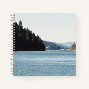 Cuaderno Hermoso lago Ruth en California...