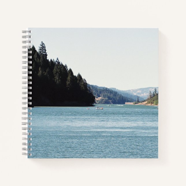 Cuaderno Hermoso lago Ruth en California... (Anverso)