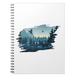 Cuaderno Hermoso Monte, Árboles de la Naturaleza y Bosque