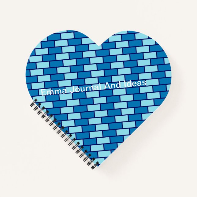 Cuaderno Hermoso muro de ladrillo con patrón (Anverso)