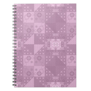 Cuaderno hermoso paisaje lilés tradicional