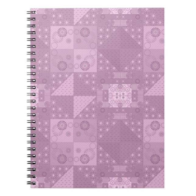Cuaderno hermoso paisaje lilés tradicional (Frente)