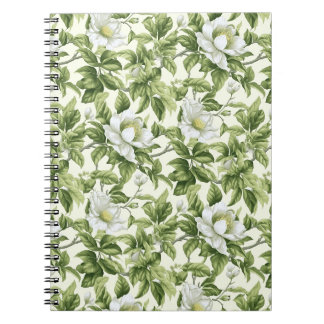 Cuaderno Hermoso patrón floral clásico