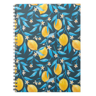 Cuaderno Hermoso patrón sin costura con agua dibujada a man