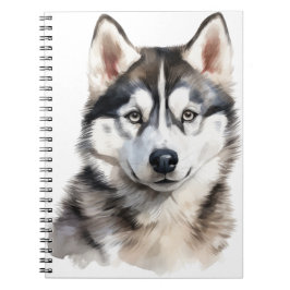 CUADERNO HERMOSO PERRO HUSKY SIBERIANO