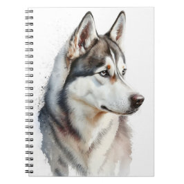 CUADERNO HERMOSO PERRO HUSKY SIBERIANO