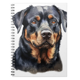 CUADERNO HERMOSO PERRO NEGRO Y ROTTWEILER