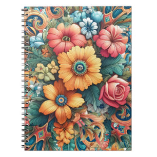 Cuaderno Hermoso Ramo de Flores