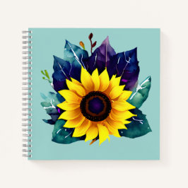 Cuaderno Hermoso Sunflower