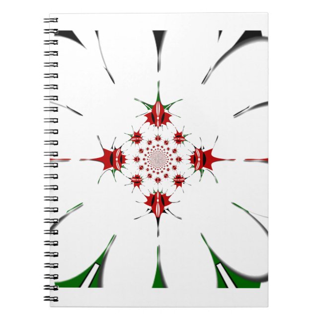 Cuaderno Hermoso tapiz de Kenia: Mariposa de bandera kenian (Frente)