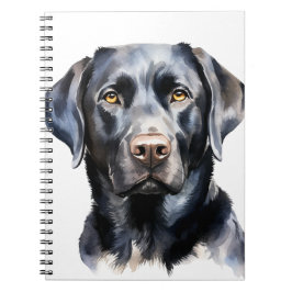CUADERNO HERMOSO TRABAJADOR NEGRO RETRIEVER PERRO