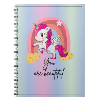 Cuaderno Hermoso unicornio mágico