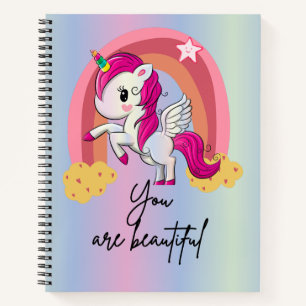 Cuaderno Hermoso unicornio mágico