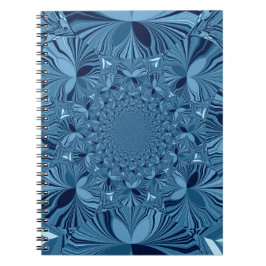 Cuaderno Hermoso y encantador arte azul kaleidoscopo irland