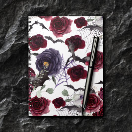 Cuaderno Hermoso y espeluznante | Rosas góticos oscuros con