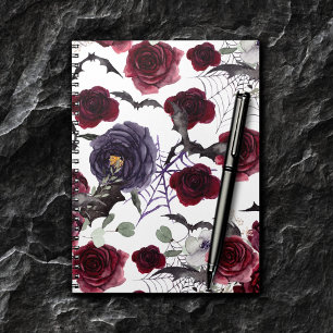 Cuaderno Hermoso y espeluznante   Rosas góticos oscuros con