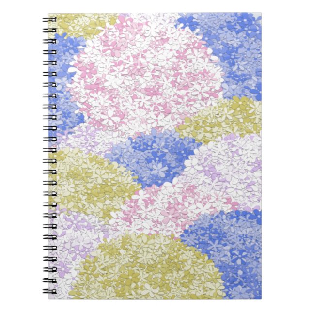 Cuaderno Hermosos Campos De Hidrangeas (Frente)