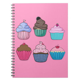 Cuaderno Hermosos Cupcakes