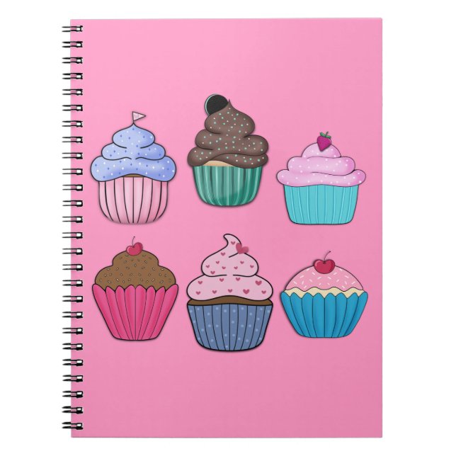 Cuaderno Hermosos Cupcakes (Frente)