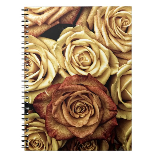 Cuaderno Hermosos Rosas antiguos (Frente)