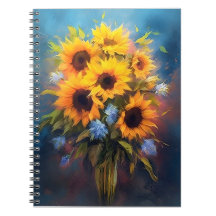 Hermosos Sunflowers Bouquet Elegante Botánica