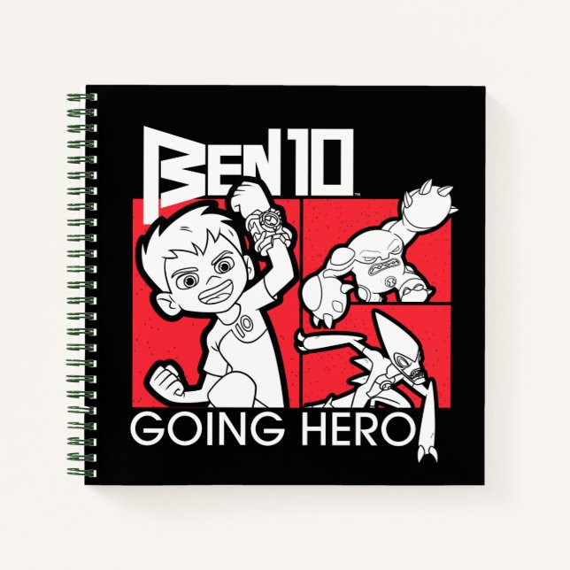 Cuaderno Héroe de Ben 10 Going (Anverso)