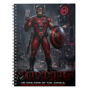 cuaderno héroe munkus/munkus de vuelta a la escuel