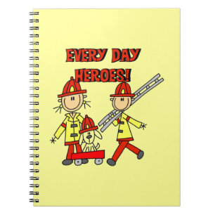 Cuaderno Héroes de Todos los Días Camisetas y Regalos para