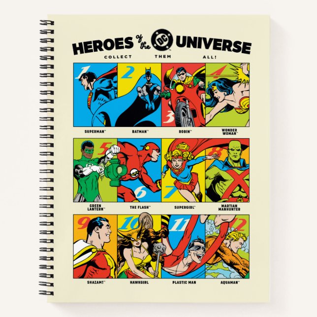 Cuaderno Héroes del Universo DC™ (Anverso)