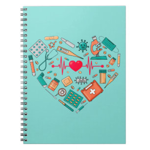 Cuaderno Herramienta Corazón de Enfermería de Enfermería